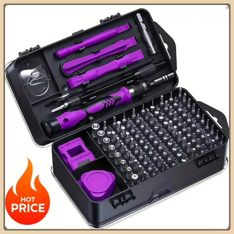 Electronics Repair Center - 115 in 1 Precision Screwdriver Kit