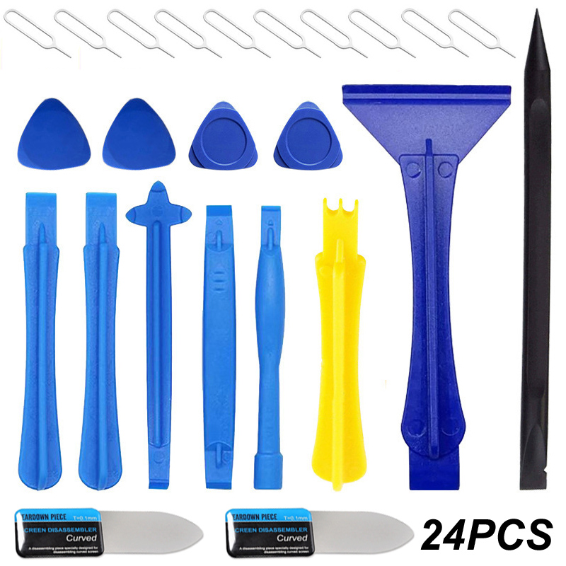 Electronics Repair Training - 24PCS/Set Plastic Pry Bar Blade Curved