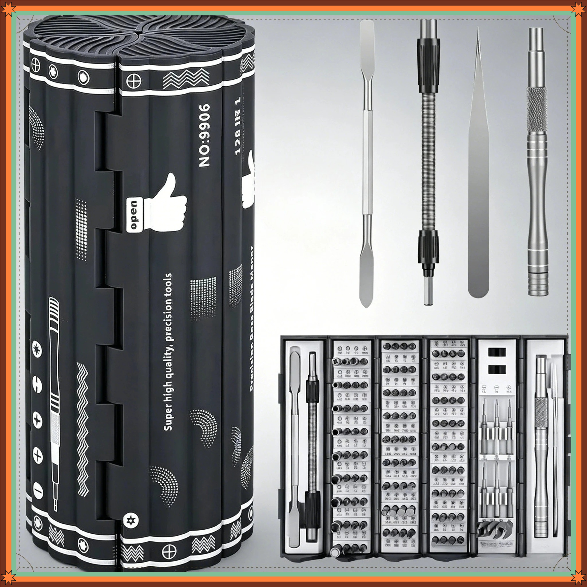 Electronic Repair Tutorial - 128 in 1 Magnetic Screwdriver Bits