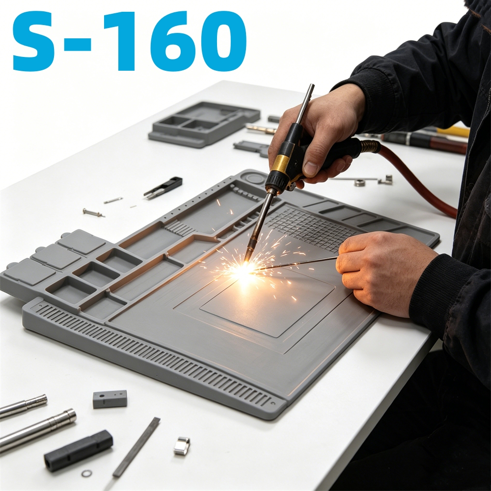 Magnetic Mat Silicone Work Mat - مراجعة Electronics Repair Table وسعره