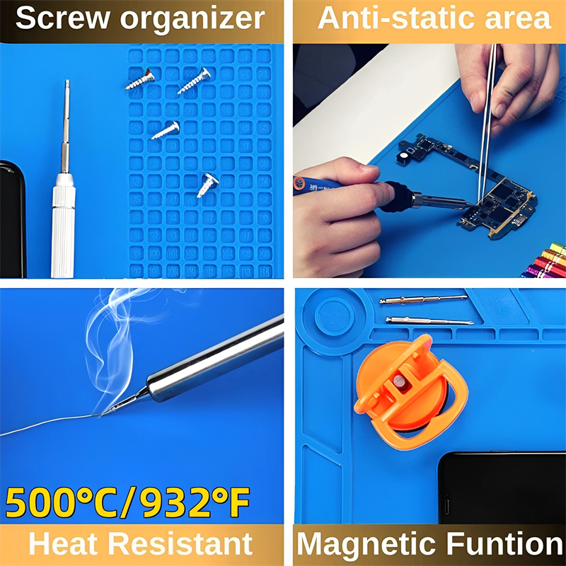 ESD Heat Insulation Working Ma - مراجعة Electronics Repair Table وسعره