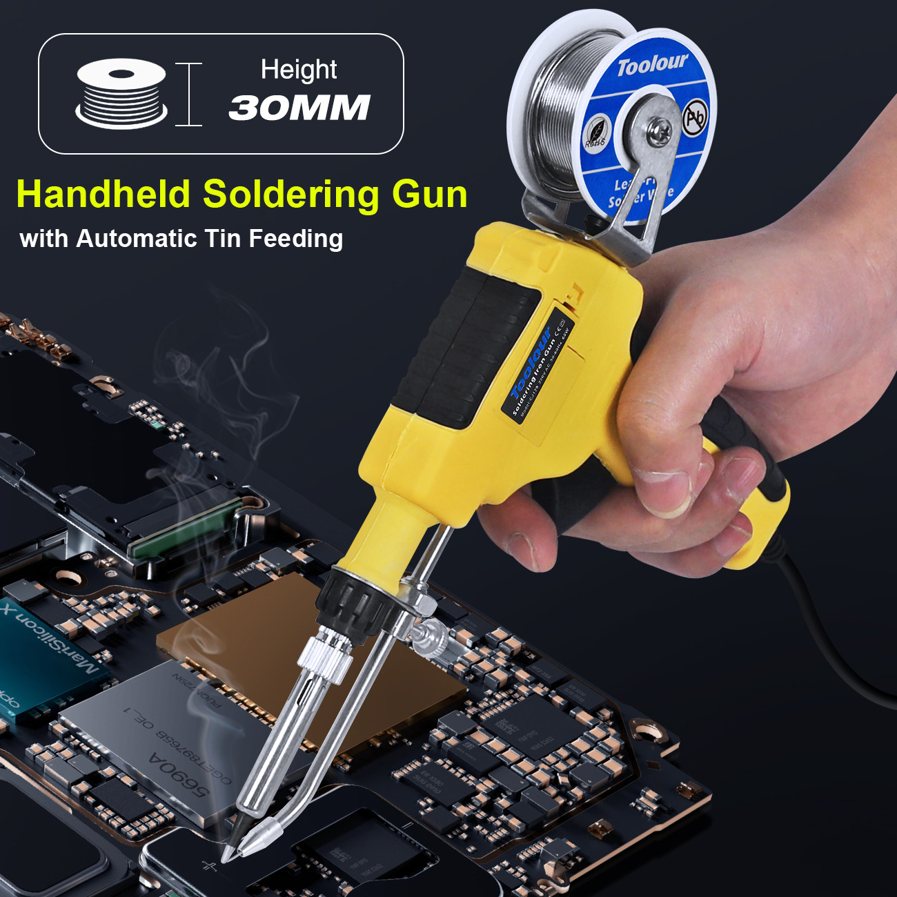 Toolour Soldering Gun Kit 430℃ - مراجعة Electronics Repair Degree وسعره