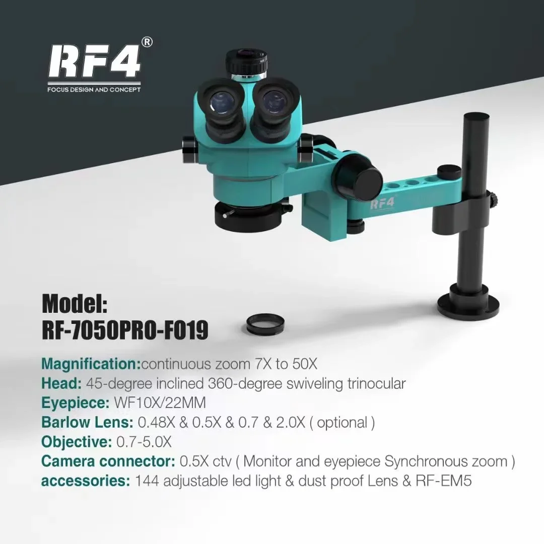 2025RF4 Microscope RF-7050pro- - مراجعة Electronics Repair Degree وسعره
