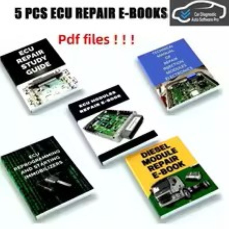 Pack of 5 ECU Repair Manuals P - مراجعة Electronics Repair Guide وسعره