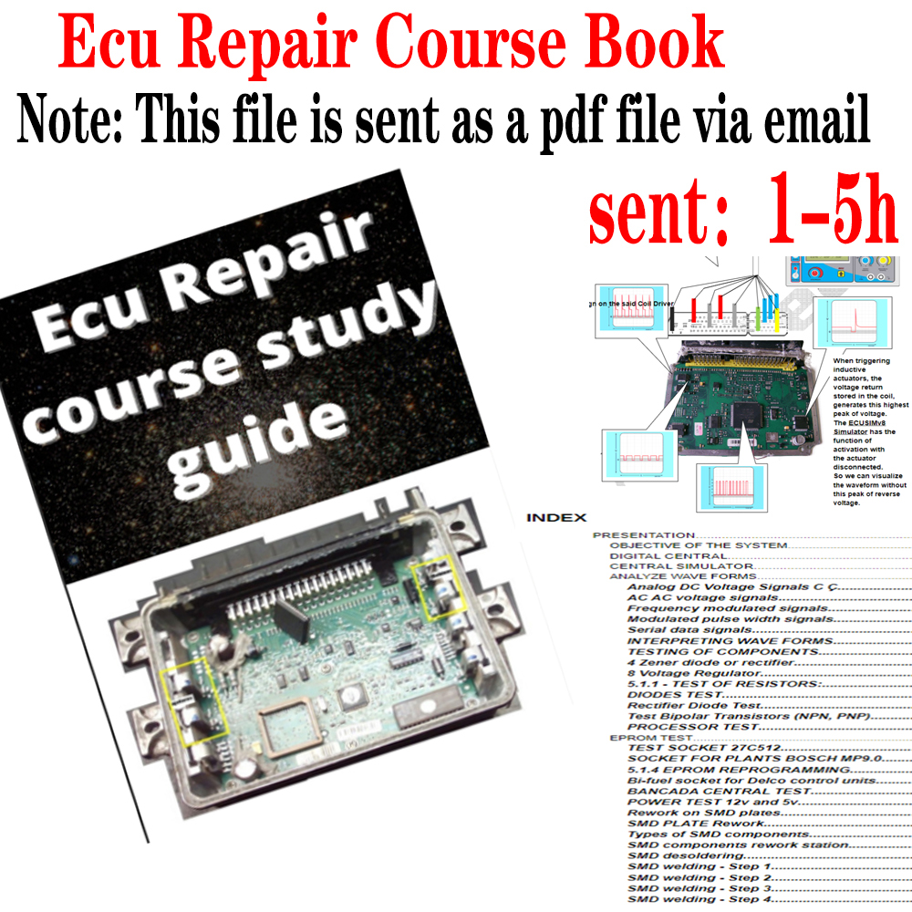5 PCS ECU REPAIR Manuals Repai - مراجعة Electronics Repair Guide وسعره