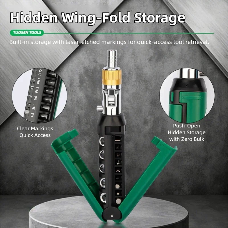 Ratcheting Screwdriver Set wit - مراجعة Electronic Repair Tutorial وسعره
