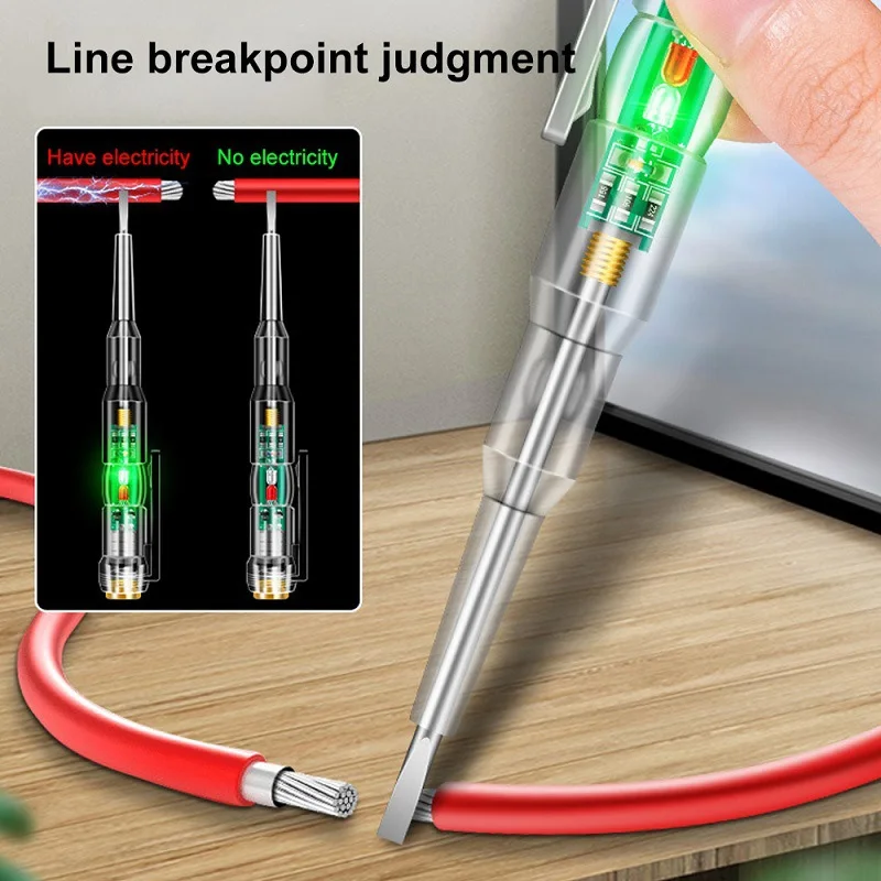 1-5pc AC24-250V Intelligent Vo - مراجعة Circuit Test Pencil وسعره