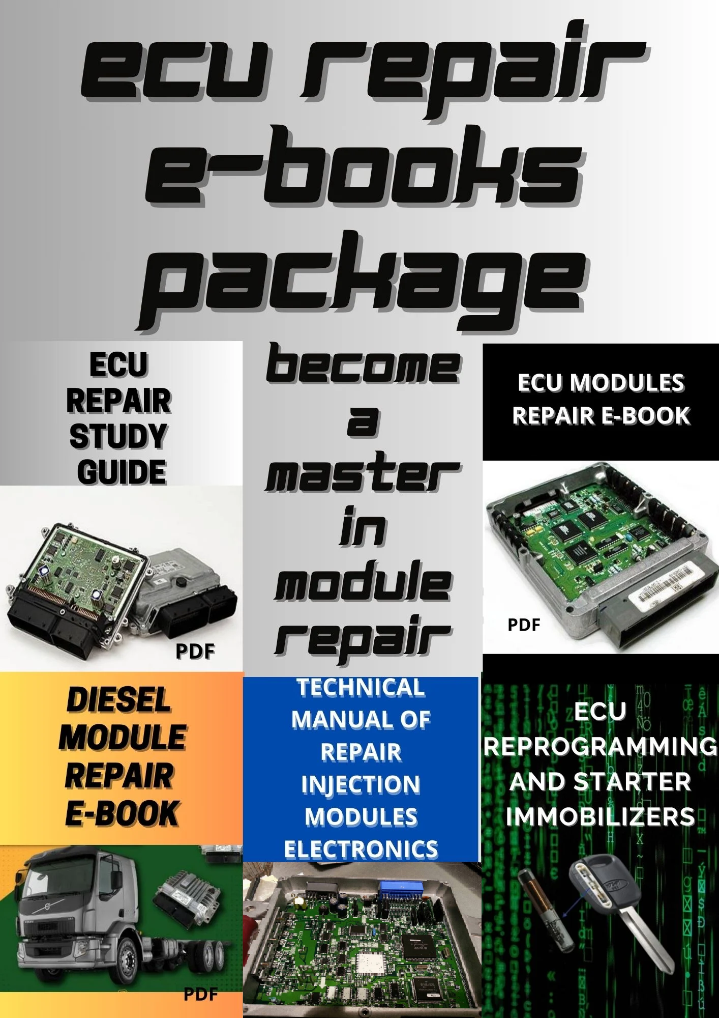ECU Module Repair Ebooks Packa - مراجعة Electronics Repair Guide وسعره