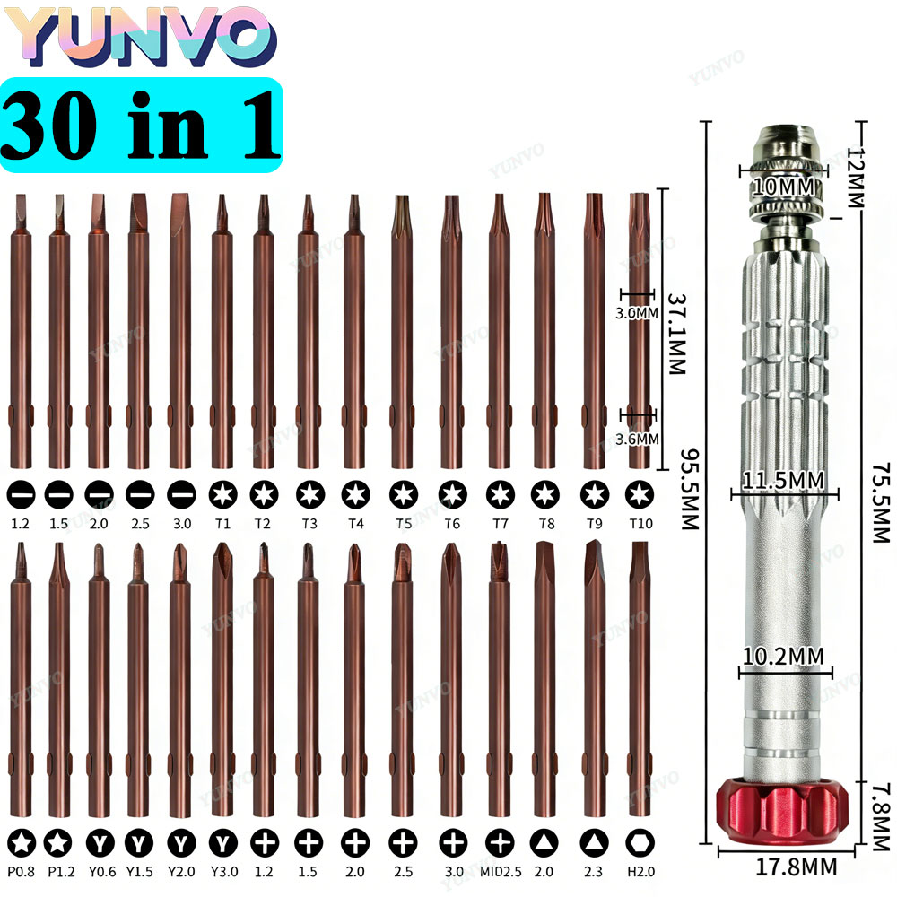 30 in 1 Magnetic Precision Scr - مراجعة Electronics Repair Training وسعره