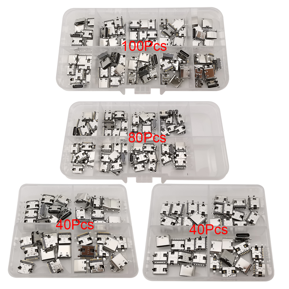 40/80/100Pcs Mix 2Pin 6Pin 16P - مراجعة Electronics Repair Training وسعره
