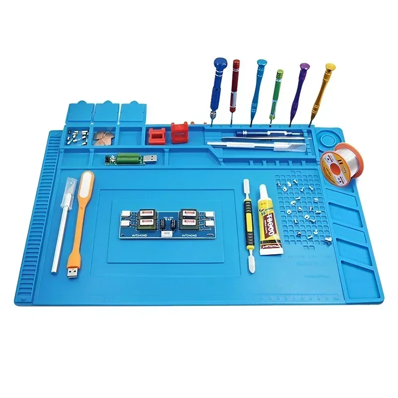 Magnetic Mat Silicone Repair M - مراجعة Electronics Repair Table وسعره