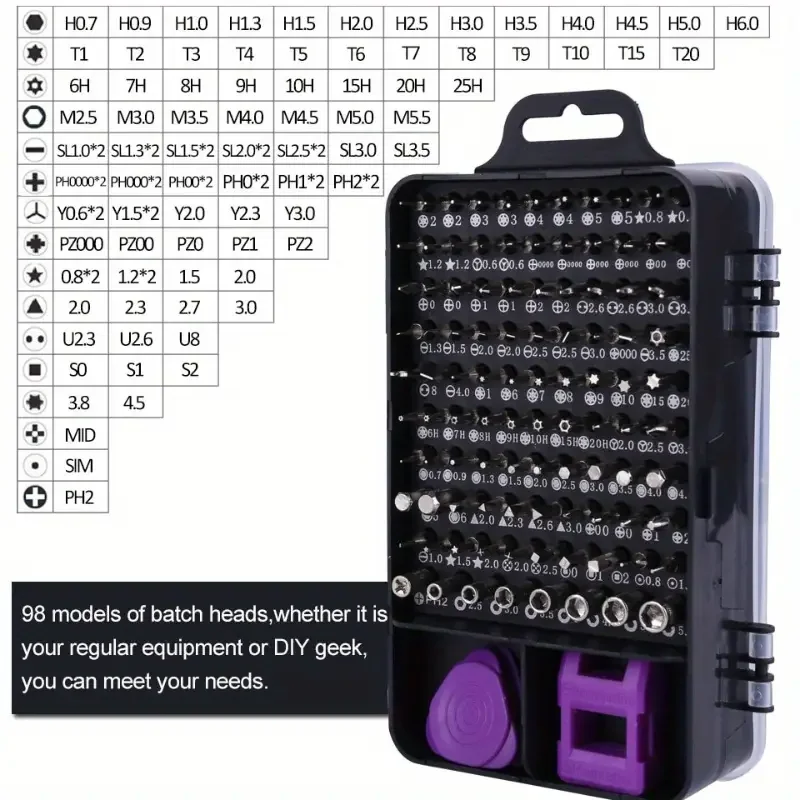 115 in 1 Precision Screwdriver - مراجعة Electronics Repair Center وسعره