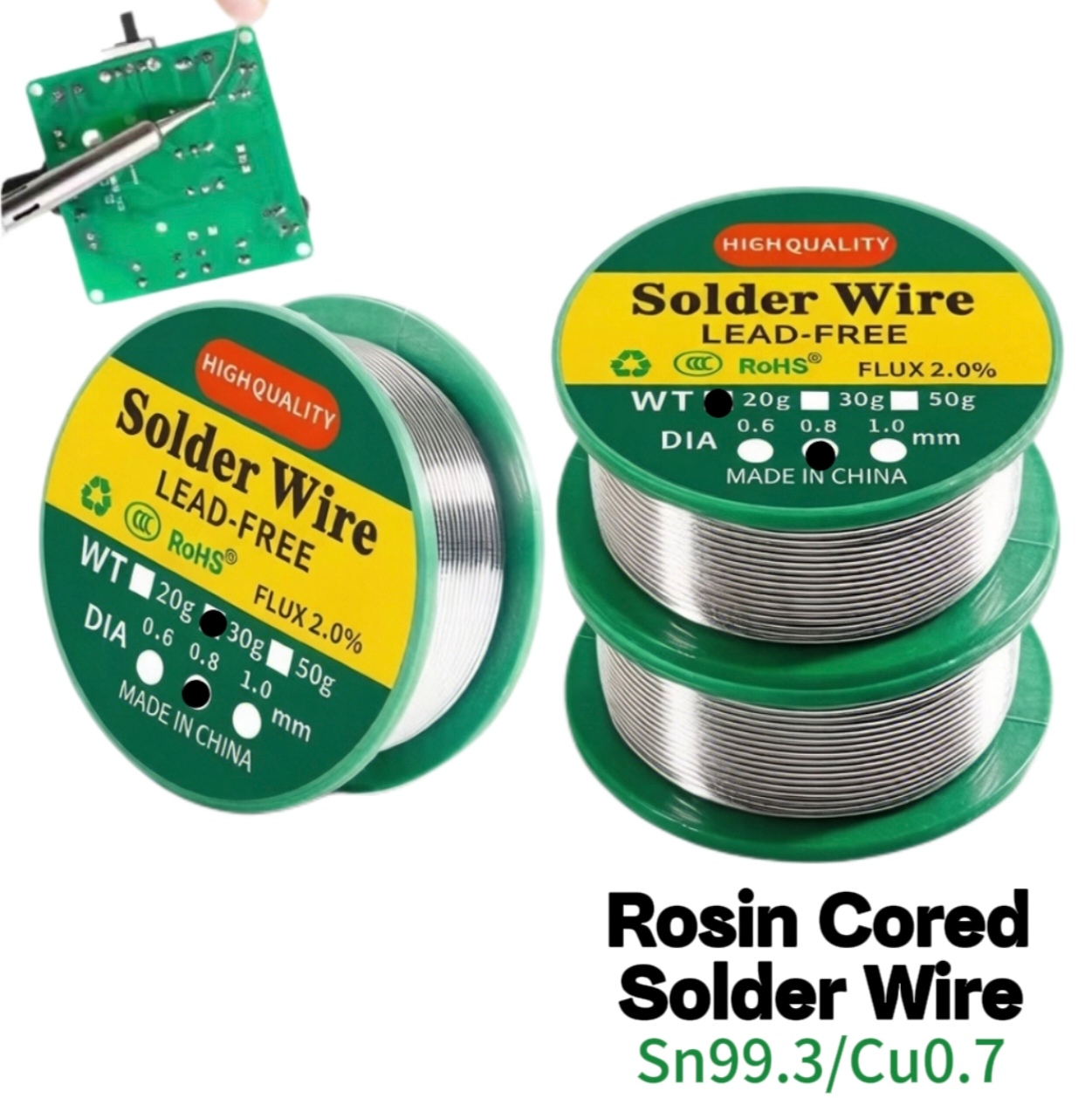 20g-50g Lead-free No-clean Hig - مراجعة Electronics Repair Degree وسعره