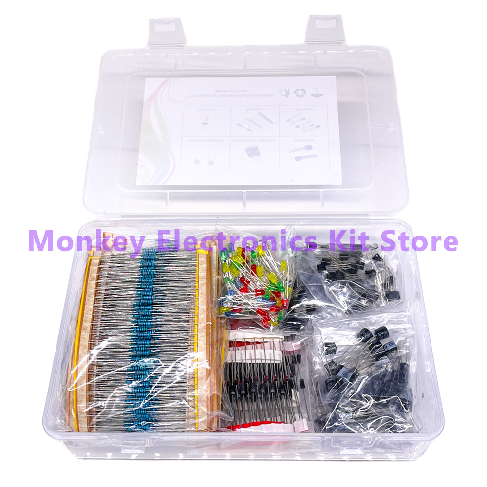 6 kinds components kit resista - مراجعة Electronics Repair Center وسعره