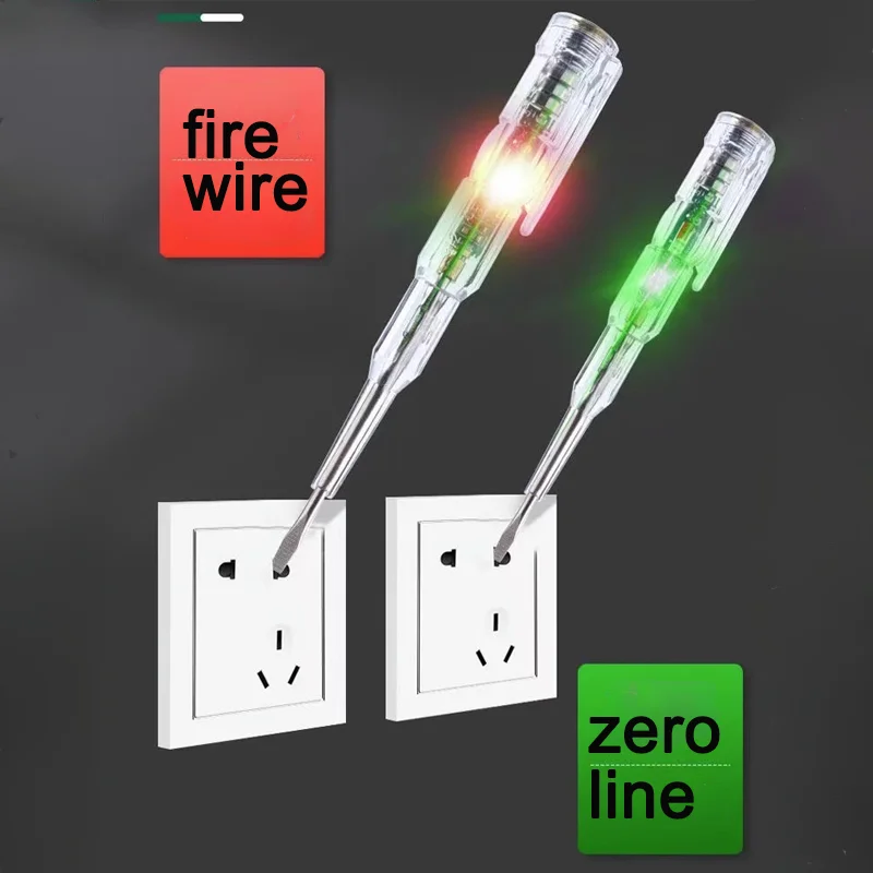 2PCSVoltage Tester Pen Screwdr - مراجعة Circuit Test Pencil وسعره