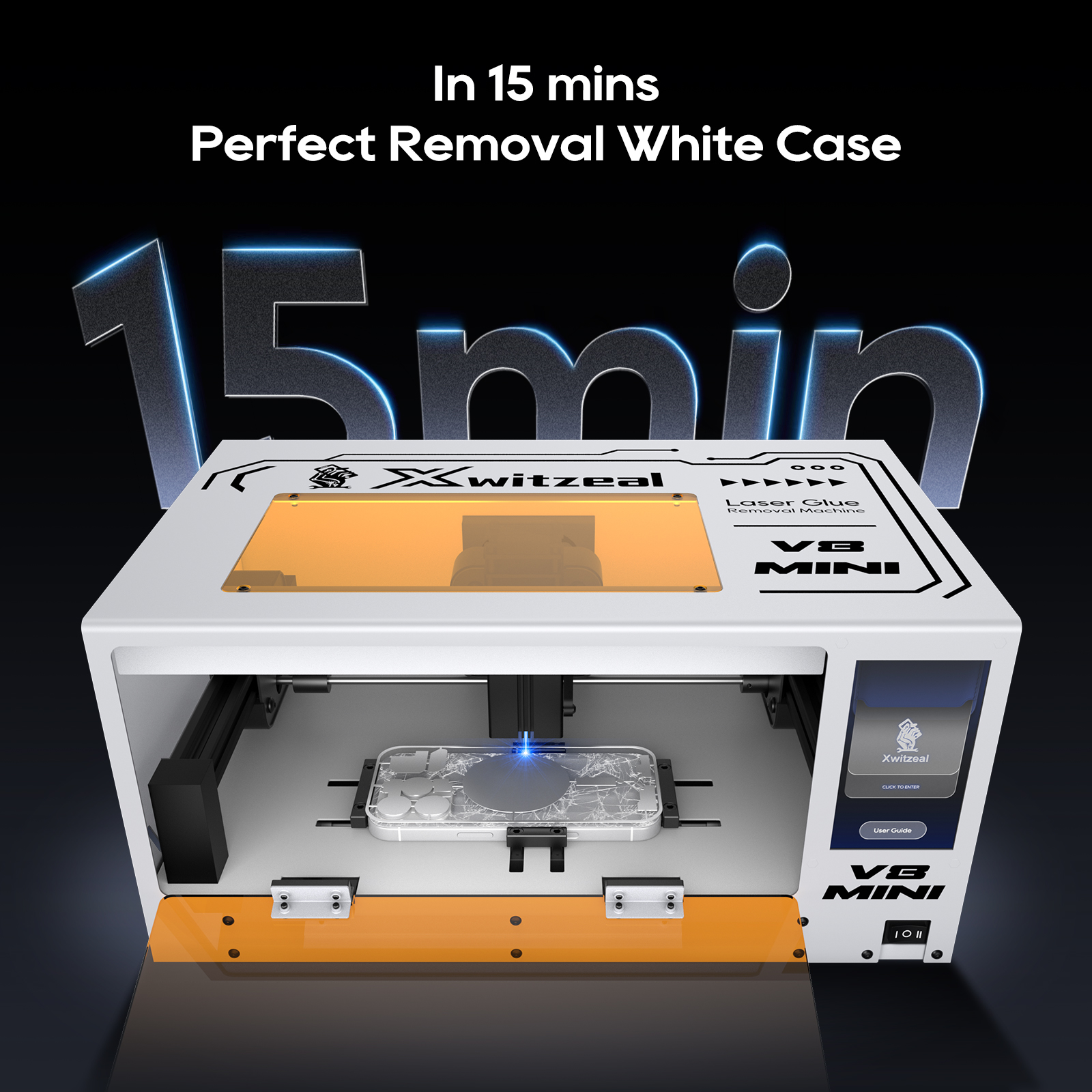 Xwitzeal® V8 MINI Laser Glue R - مراجعة Electronics Repair Training وسعره