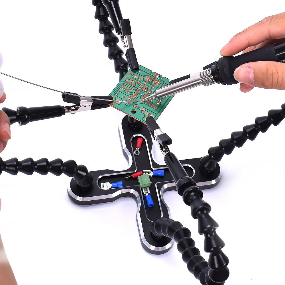 NEWACALOX Soldering Third Hand - مراجعة Electronics Repair Table وسعره