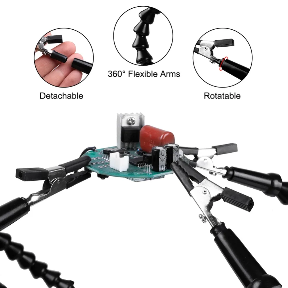 NEWACALOX Soldering Third Hand - مراجعة Electronics Repair Table وسعره