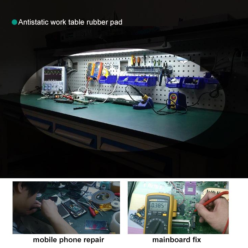 3mm Table Work Mat Anti Static - مراجعة Electronics Repair Table وسعره