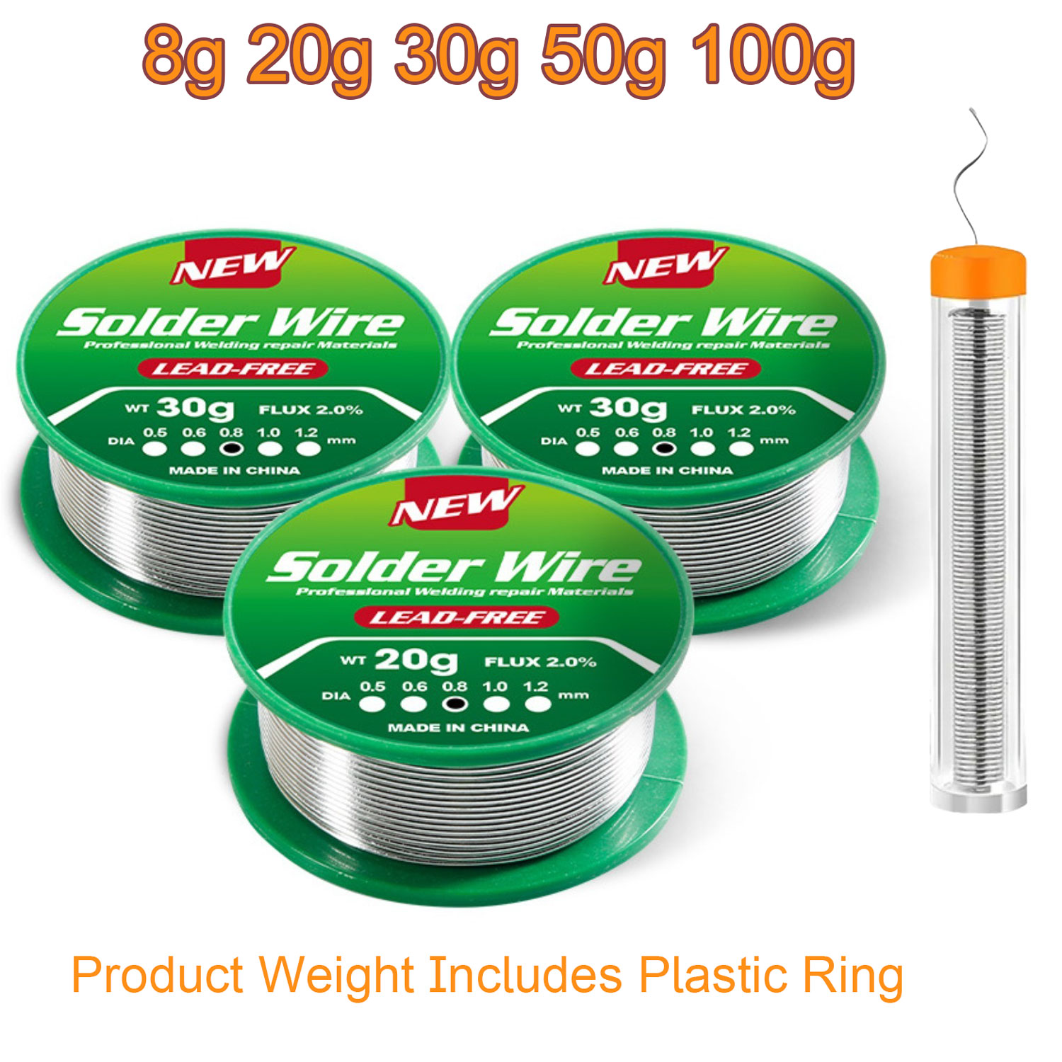 20/30/50/100g Lead-Free Solder - مراجعة Electronics Repair Degree وسعره