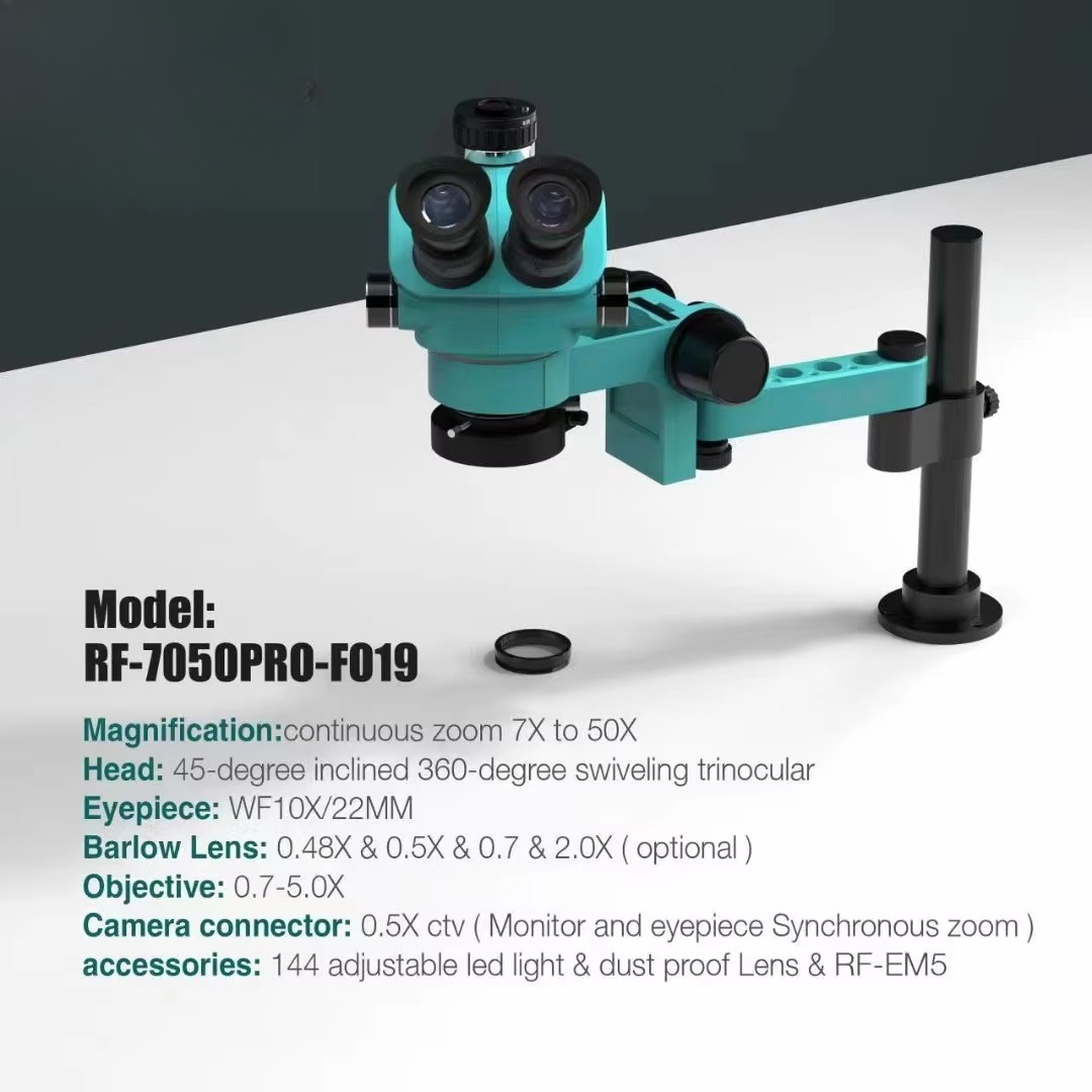 Microscope RF-7050pro- FO19 36 - مراجعة Electronics Repair Degree وسعره