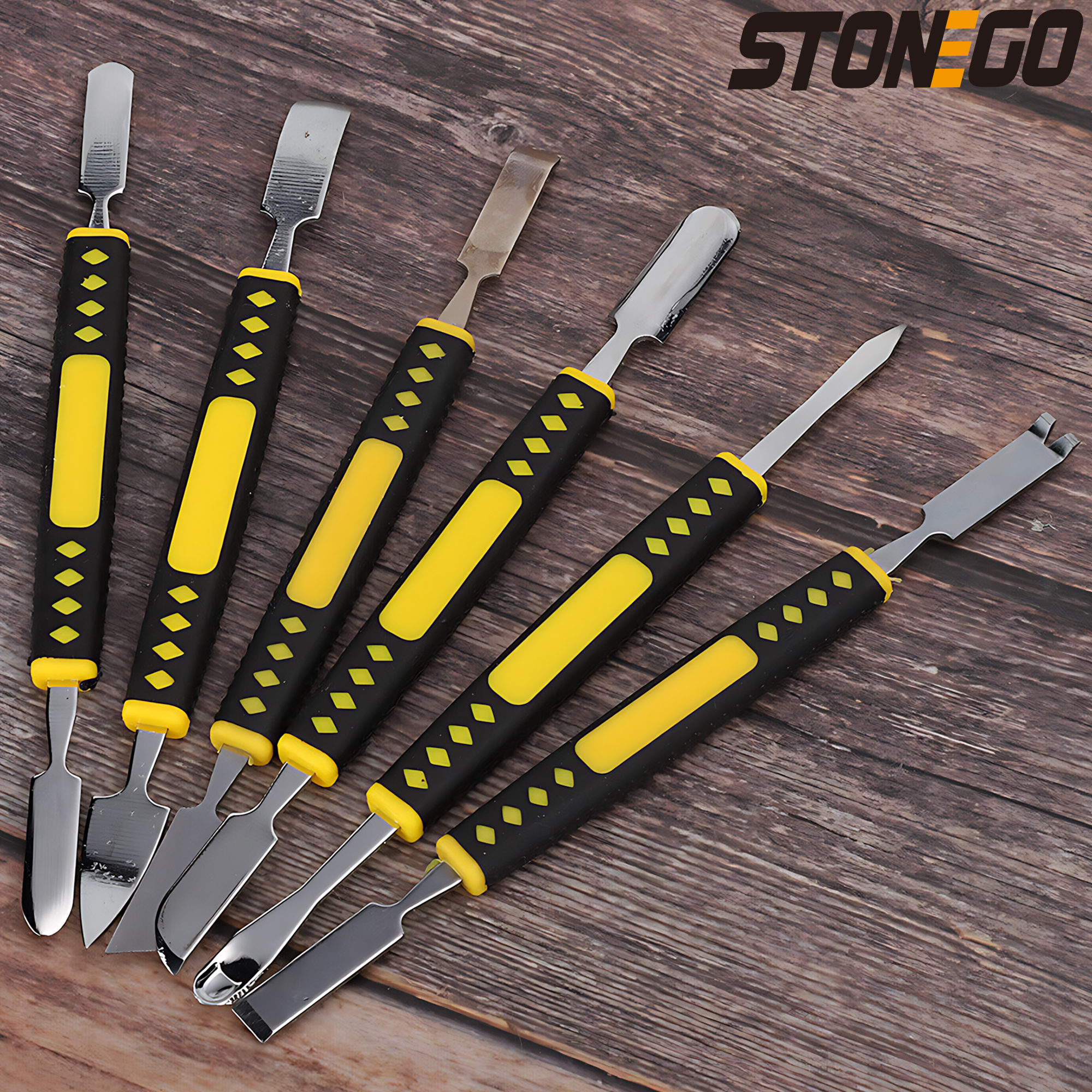 STONEGO  Metal Pry Bar Tool Se - مراجعة Electronics Repair Center وسعره
