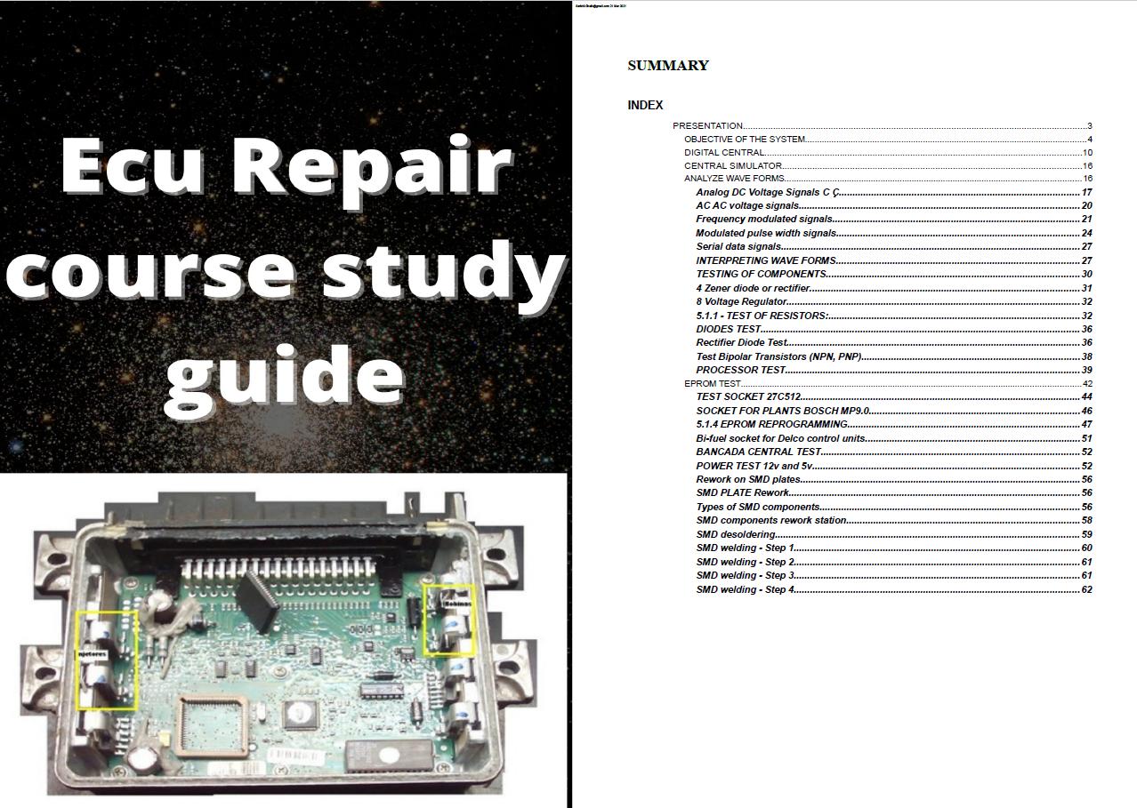 5 PCS ECU REPAIR Manuals Repai - مراجعة Electronics Repair Guide وسعره