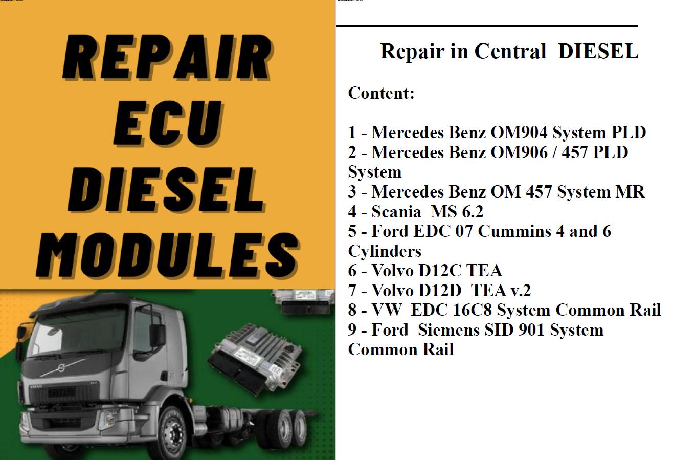 5 PCS ECU REPAIR Manuals Repai - مراجعة Electronics Repair Guide وسعره
