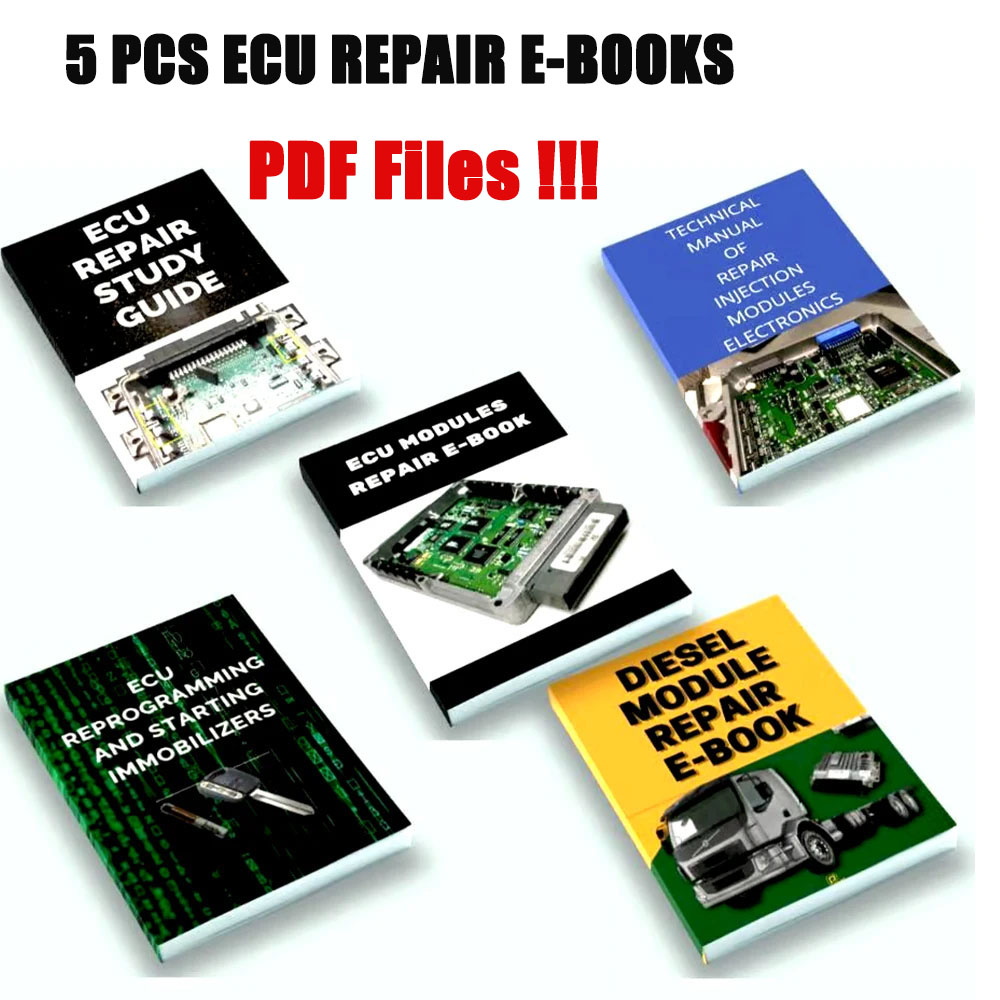5 PCS ECU REPAIR Manuals E-BOO - مراجعة Electronics Repair Guide وسعره