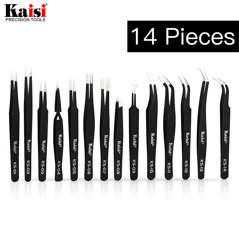 14pcs ESD Tweezers set stainle - مراجعة Electronics Repair Center وسعره