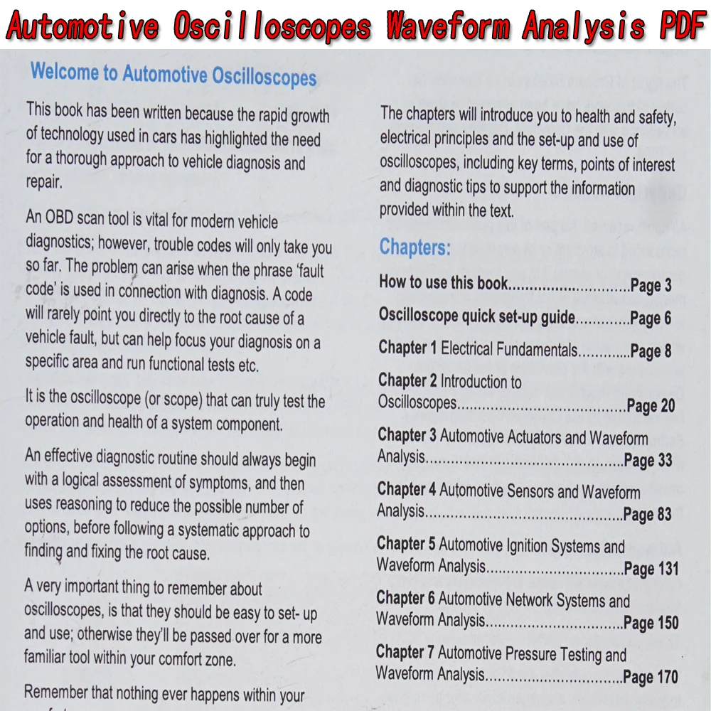 Automotive Oscilloscopes Wavef - مراجعة Electronics Repair Guide وسعره