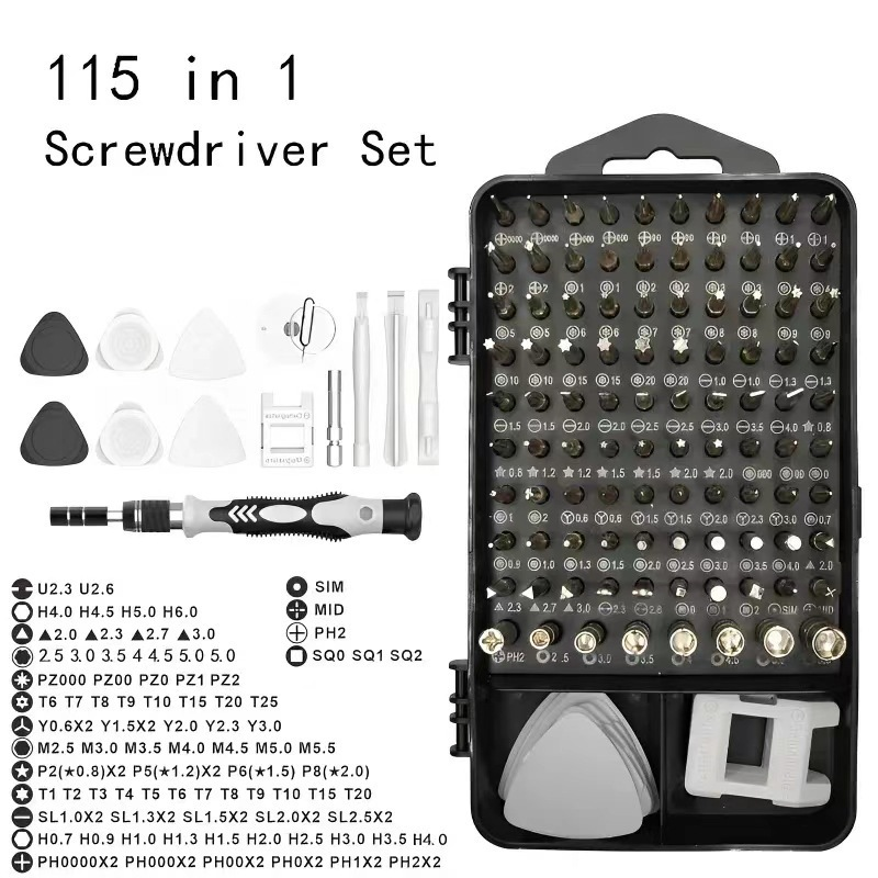 115-in-1 Screwdriver Set, Mult - مراجعة Electronics Repair Training وسعره