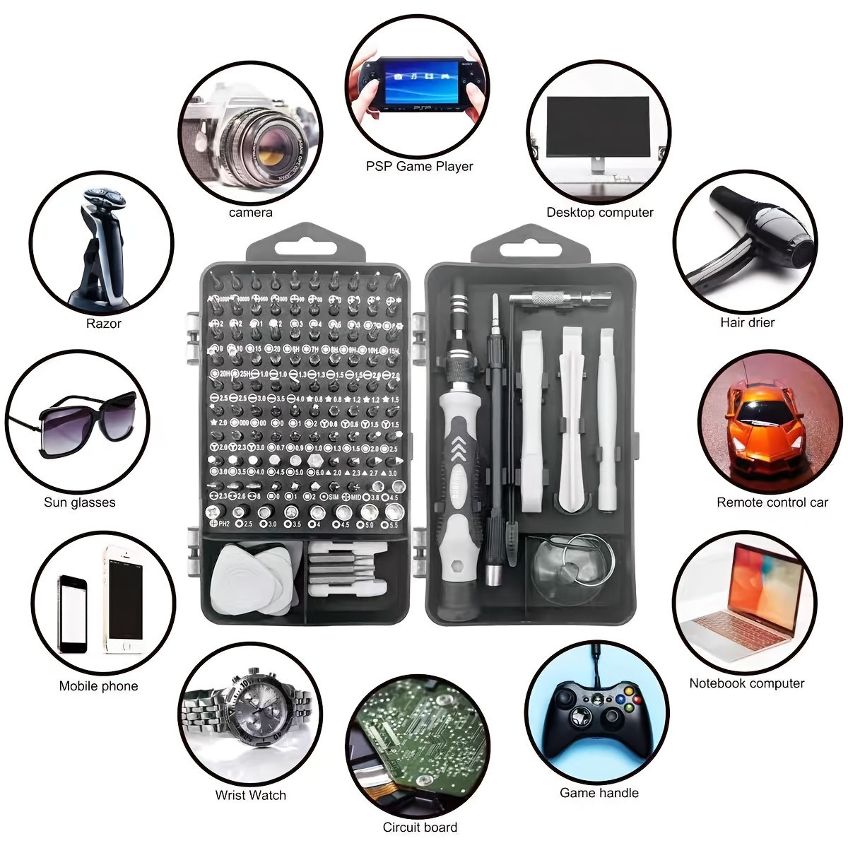 115-in-1 Screwdriver Set, Mult - مراجعة Electronics Repair Training وسعره