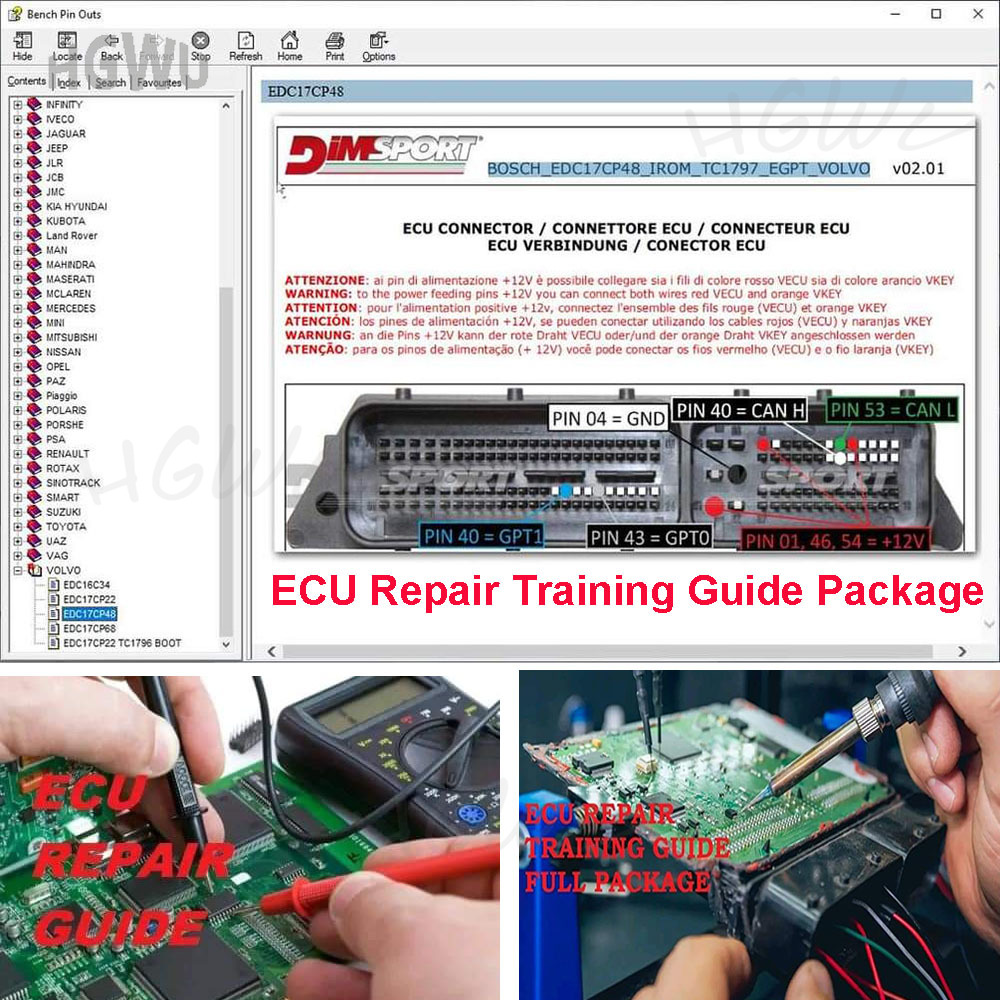 ECU Repair Training Package +  - مراجعة Electronics Repair Guide وسعره